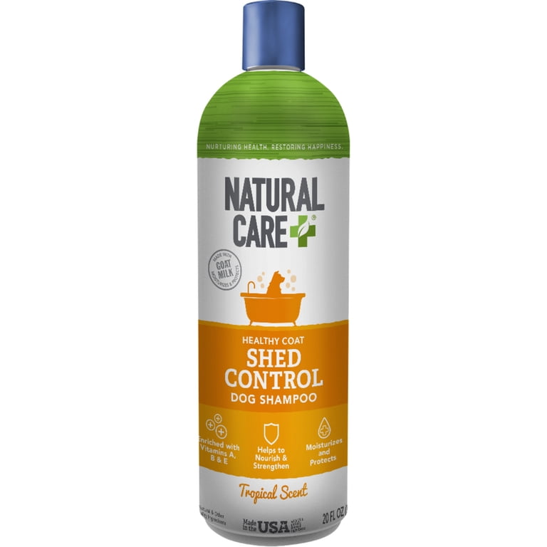 Natural Care Shed Control Shampoo for Dogs, 20oz photo 1