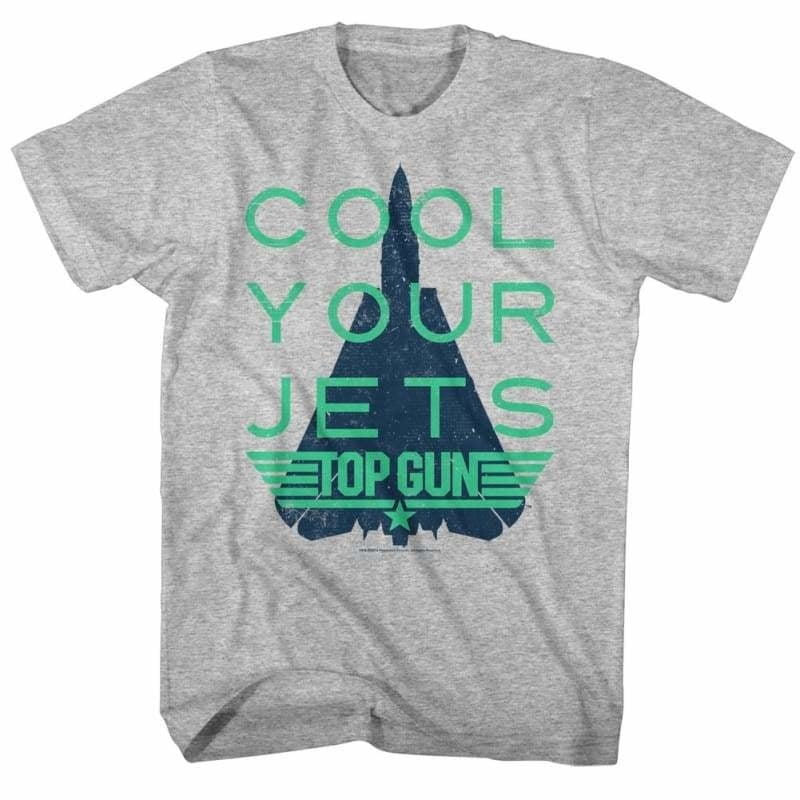 Top Gun Cool Your Jets Men's Slogan T Shirt