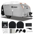 thumbnail image 1 of KNOX Housse pour R-Pod 2e Gén., Tissu APEX Anti-Déchirure, Convient aux Remorques de Voyage R-Pod, aux VR et aux Autocaravanes, Comprend une Housse au Propane, un Pneu et une Échelle, des Cordes Coupe-Vent, Convient aux Remorques jusqu'à 18 Pieds, 1 of 9