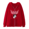 thumbnail image 5 of Sudaderas oscuras europeas y americanas para hombres y mujeres, sudaderas con capucha, parejas góticas, sudaderas Harajuku con cremallera de gran tamaño, 2023, 5 of 5