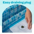 thumbnail image 5 of Inflatable Baby Pool Bathtub & Ball Pit for Toddlers, 34" Summer Blue Blow up Kids Pool, 5 of 9