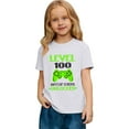 thumbnail image 3 of YUEHUA Toddler 100 Day of School Short Sleeve Shirt for Boys Kid Grils, My Happy 100th Day of School T Shirt, 3 of 7