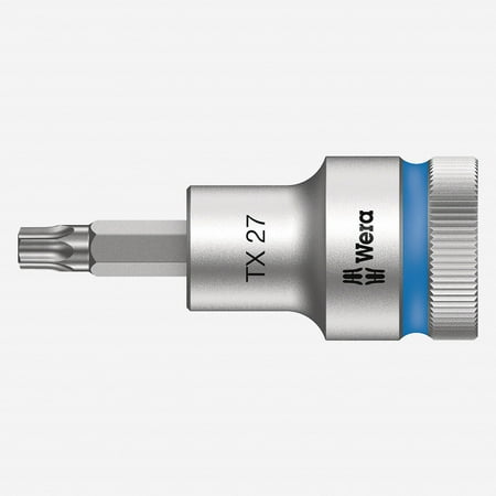 

Wera 003832 1/2 Drive Zyklop Torx Bit Socket with Holding Function T27