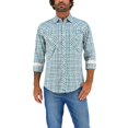 thumbnail image 1 of Camisa Vaquera Wrangler Hombre Manga Larga 51M verde CH, 1 of 6