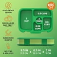 thumbnail image 3 of Bentgo® Kids Prints Leak-Proof, 5-Compartment Bento-Style Kids Lunch Box - Ideal Portion Sizes for Ages 3 to 7 - BPA-Free, Dishwasher Safe, Food-Safe Materials (Safari), 3 of 8