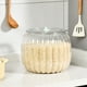 thumbnail image 4 of PET transparente para tarros de plástico herméticos | Recipiente de harina de arroz con tapa de calabaza | Ajustable hermético | Tamaños grandes, medianos y pequeños | Organizador de snacks de, 4 of 6