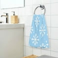 thumbnail image 3 of Yayeee 100% Cotton Hand Towels for Bathroom 16" x 28" Soft Absorbent Kitchen Towel, Snowflake Pattern, 3 of 7