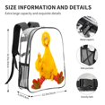 thumbnail image 2 of Big Bird Mochila transparente temática, resistente y duradera, bolsa see-through para trabajo, deporte, universidad y viaje, 31 × 43 cm, 2 of 6