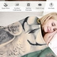 thumbnail image 3 of Nawypu Owl Blanket Forest Owl Decor Throw Blanket Owl Blanket Gifts for Girls Boys Owl Lovers Winter Super Warm Soft Plush Lightweight Flannel Sofa Bedding Blanket for Kids Adults Men Women, 3 of 6