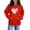 Deep Red, variant on Valentines Day Hoodies for Women Trendy Long Sleeve Tops Heart Graphic Outfits Tops Fashion Pullover Hoodies 2026