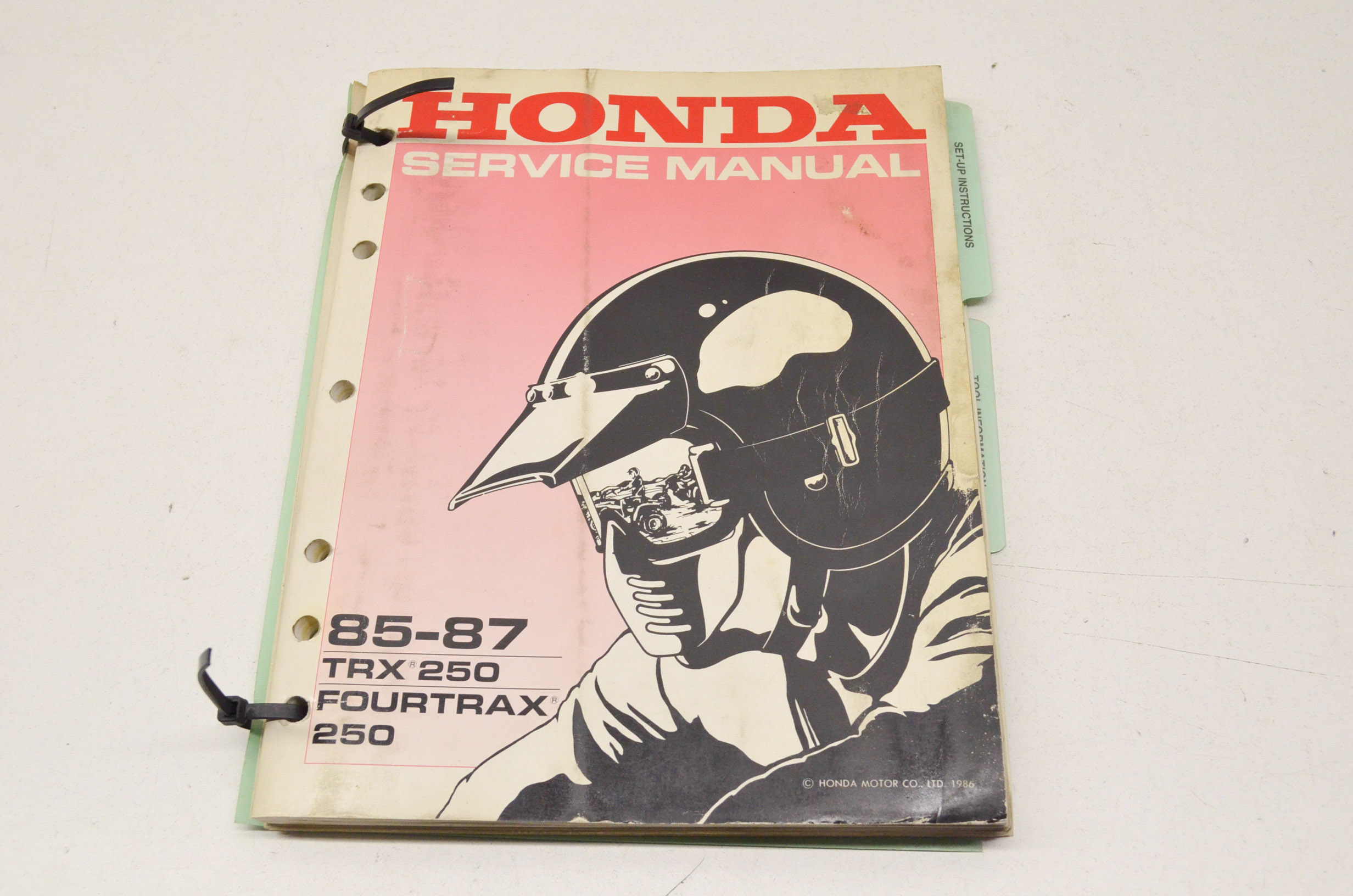 Honda 61HA802 Service Manual 85-87 TRX 250 Fourtrax 250 QTY 1 - Walmart.com