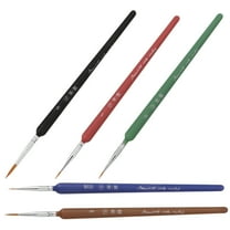 Soimiss 5pcs Chinese Paint Brush Set Assorted Color for Calligraphy Drawing Art Supplies Back to School