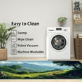 thumbnail image 3 of 2x3 Rug, Mountain Door Mat Washable Non Slip Soft for Entryway, Nature Landscape Rug, Forest Scenery Carpet, Mountain Home Decor & Gifts, 3 of 7