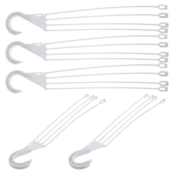CTIRCHIU Planter Hanger Hook Hanger for Plants White Plastic 5 Pcs