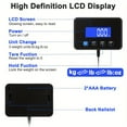 thumbnail image 4 of Shipping Scale, 660lbs Heavy Duty Digital Postal Scale for Packages, 0.35oz High Accurate Postage Scale for Small Business, Luggage, Home Use, 13.39*11.02in, 4 of 8