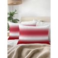 thumbnail image 2 of Outdoor Pillows Waterproof, Ombre Red Throw Pillows with Inserts Included, Modern Abstract Art Gradient Indoor Outdoor Decorative Lumbar Pillow for Bed/Couch/Patio 12"x20", 2Pcs, 2 of 8
