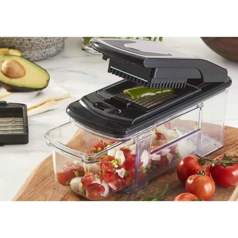 Miu Vegetable Chopper w/ 2 Interchangeable Dicer Blades, New in