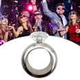 thumbnail image 3 of Bracelet Flask for Women, 304 Stainless Steel Bangle Flask, Creative Decorative Bracelet Flask with Rhinestone Lid Party Flask Gift for Women Girls Birthday Party, 3 of 7