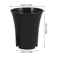 thumbnail image 2 of 10 Pcs Planting Pots Mini Trash Can Planters for Outdoor Plants Black, 2 of 8