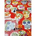 thumbnail image 2 of 100% Cotton Fabric Quilt Prints Alexander Henry CALAVERAS SKULL RED Licensed 44" Wide Sold By The Yard, 2 of 2