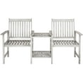 thumbnail image 5 of Safavieh Brea Indoor/Outdoor Modern Twin Seat Bench, 5 of 8