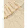 thumbnail image 5 of Bagilaanoe 2pcs Toddler Baby Girl Shorts Set Fly Sleeve Camisole Tops + Shorts 6M 9M 12M 18M 24M 3T Kids Casual Summer Clothes, 5 of 6