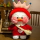 thumbnail image 2 of Pato de peluche de 30 cm de LaLafanfan, de Kawaii Cartoon, para cafetería, muñeco de pato suave y adorable, almohada de animal, regalos de cumpleaños para niños, 2 of 5