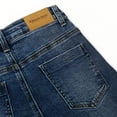 thumbnail image 4 of KIDSCOOL SPACE Big Boys Jeans,Elastic Band Inside Simple Design Denim Pants,Light Blue,12-13 Years, 4 of 6