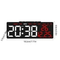 thumbnail image 3 of YIMWNYI Digital Alarm Clock with LED Display, Date, Time, Temperature, and DST Function, Adjustable Brightness, Dual Power Supply (Battery or Plug-In), Energy Efficient, Modern Design, 3 of 6