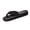 Black, variant on Women Flat Flip Flops Thick Sole Soft Cushioned Eva Non Slip Spring Summer Beach Home Lightweight Shoes,Black