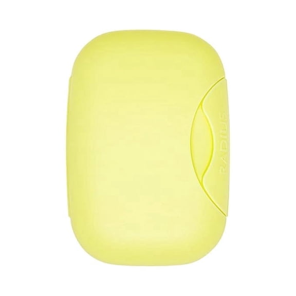 RADIUS Soap Travel Case, BPA-Free Recycled Plastic, Leakproof, Portable for Bathroom, Gym, Home, Camping - Lemon