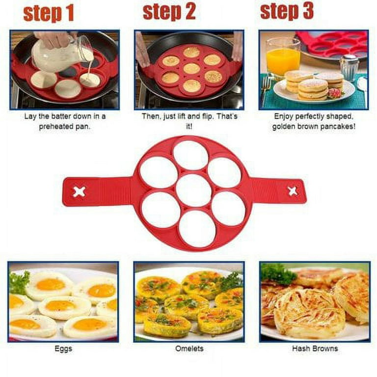 Nevah Leak Egg Mold Replaces Egg Ring for Making Egg Muffin at Home 