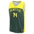thumbnail image 2 of Youth Fanatics Dominique Malonga Green Seattle Storm 2025 WNBA Draft Explorer Edition Fast Break Replica Jersey, 2 of 3