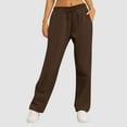 thumbnail image 5 of Women's Athletic Petite Sweatpants with Pockets and Drawstring for Sports Activities, 5 of 6