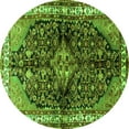 thumbnail image 1 of Ahgly Company Indoor Round Persian Green Traditional Area Rugs, 6' Round, 1 of 1