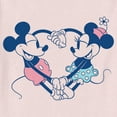 thumbnail image 2 of Toddler's Mickey & Friends Couple Heart Graphic Tee Light Pink 3T, 2 of 3