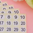 thumbnail image 3 of MasteelfCA 15 Sheets Round Sticker Self-adhesive Label Paper Number Stickers Labels DIY Decoration Sticker Digital Label 1-100, 3 of 7