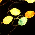 thumbnail image 3 of CIMAXIC easter Colorful 20 LEDs Easter Egg Design String Lights USB String Lamp Plastic Egg Light Gift for Home Bedroom Living Room,1.57"X1.57"X2.36", 3 of 4