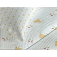 thumbnail image 4 of Ambesonne Ice Cream Quilted Bedspread Set 3 Pcs, Kitty Cones, Queen Size, Mustard White, 4 of 5
