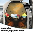 thumbnail image 5 of Pofeuu Majestic Butterfly Sunset Print 2 Pack PU Leather Kick Mat Back Seat Protector, Universal Car Seat Back Organizer, Waterproof Backseat Protector For Most Car, 5 of 8