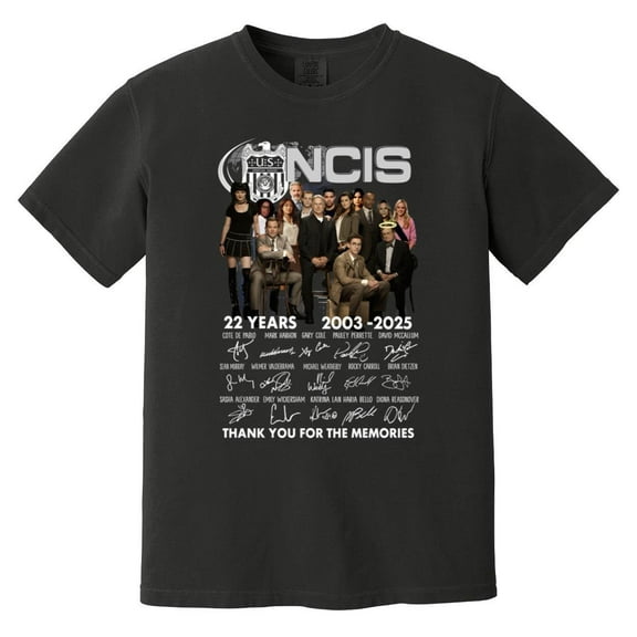 NCIS 22 Years 2003-2025 Thank You For The Memories Fan Comfort Color T-Shirt