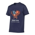 thumbnail image 2 of Generic Vintage T-Shirts Proud to be American Gildan Men's Short Sleeve T-Shirt 180g, 2 of 8
