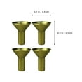 thumbnail image 2 of 12pcs Incense Cone Trays Backflow Incense Trays Metal Incense Holder Decors, 2 of 9
