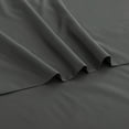 thumbnail image 3 of 800 Thread Count 3 Piece Flat Sheet ( 1 Flat Sheet + 2- Pillow cover ) 100% Egyptian Cotton Color Dark Grey Solid Size Full, 3 of 4