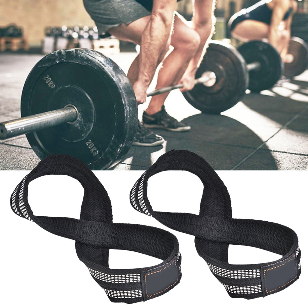 ANGGREK Pull-ups Wrist Strap, DeadLift Wrist Strap, 2pcs Figure 8 Weight  Lifting Straps Dead Lift Wrist Strap for Pull-ups Horizontal Bar  Powerlifting Gym Fitness Bodybuilding Equipment 