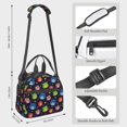 thumbnail image 2 of Naloa Owls And Hearts Print Lunch Bag for Women & Men Insulated Lunch Box or Cooler Lunch Tote Bags for Work, Travel, Outdoor, 2 of 5