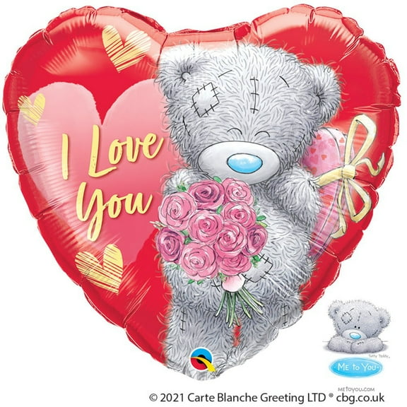 18 inch Tatty Teddy I Love You Balloon Bouquet (5 Pieces) - Party Supplies Decoration