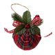 thumbnail image 1 of 6cmBolas de NavidadBola de tela escocesa Bola de tela navideña Decoración navideña Bola de tela Colgante navideño/relleno-espuma, apariencia-tela, hojas-plástico/(6*6*7,15), 1 of 14