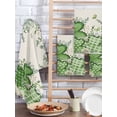 thumbnail image 2 of St. Patrick's Kitchen Dish Towels for Drying Dishes Set of 2, Luck Shamrock Eucalyptus Leaves Flowers Beige Waffle Weave Microfiber Hand Tea Bathroom Towels Quick Dry & Absorbent Towel 15.7x23.6, 2 of 7