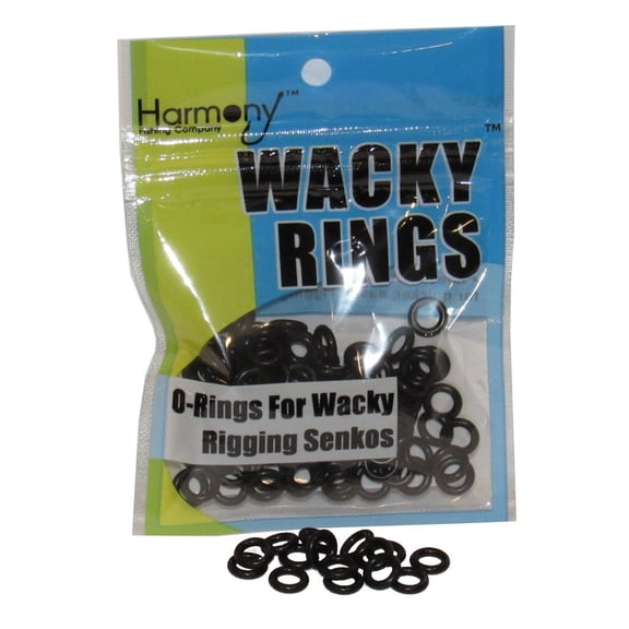 Wacky Rings - O-Rings for Wacky Rigging Senko/Finesse Worms 100 orings for 3 inch Senkos / Finesse Worms